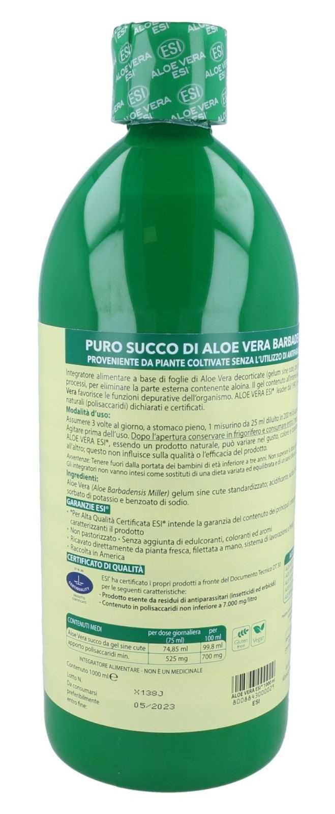 ESI Aloe Vera Potência Máxima 1000 ml