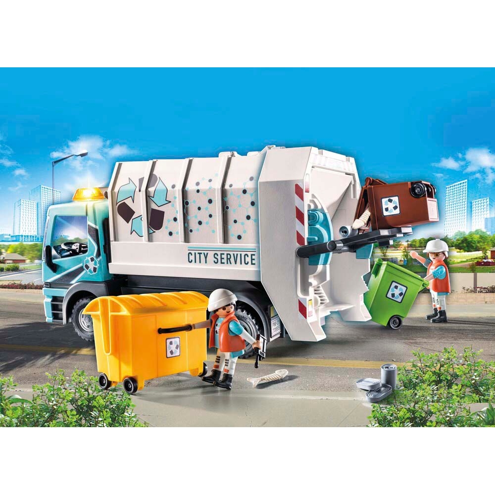 Playmobil City Life 70885 Müllwagen mit Blinklicht