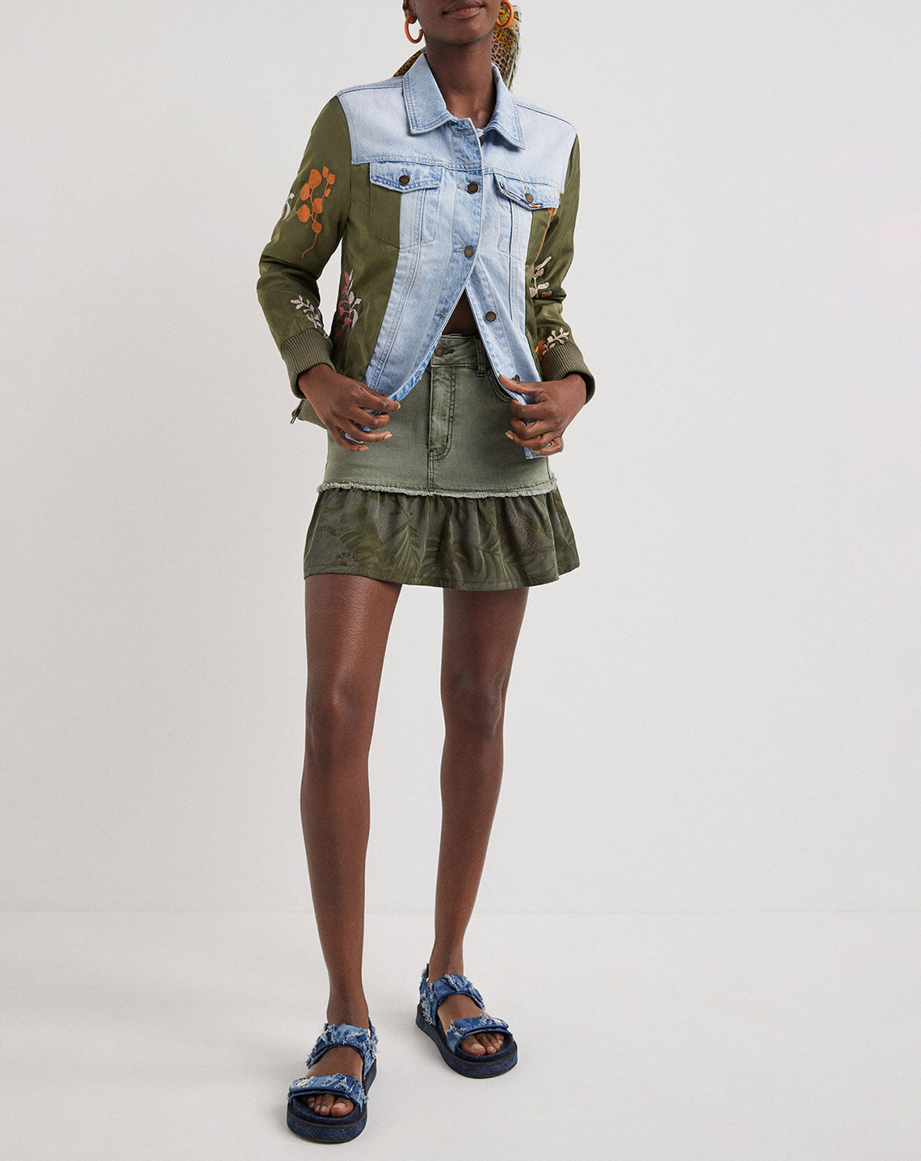 Desigual Veste en jean Josephine denim