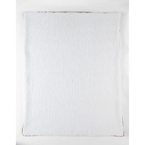 Couverture tricot avec sherpa 75x100 - Sweet Caramel - NOUKIE 'S