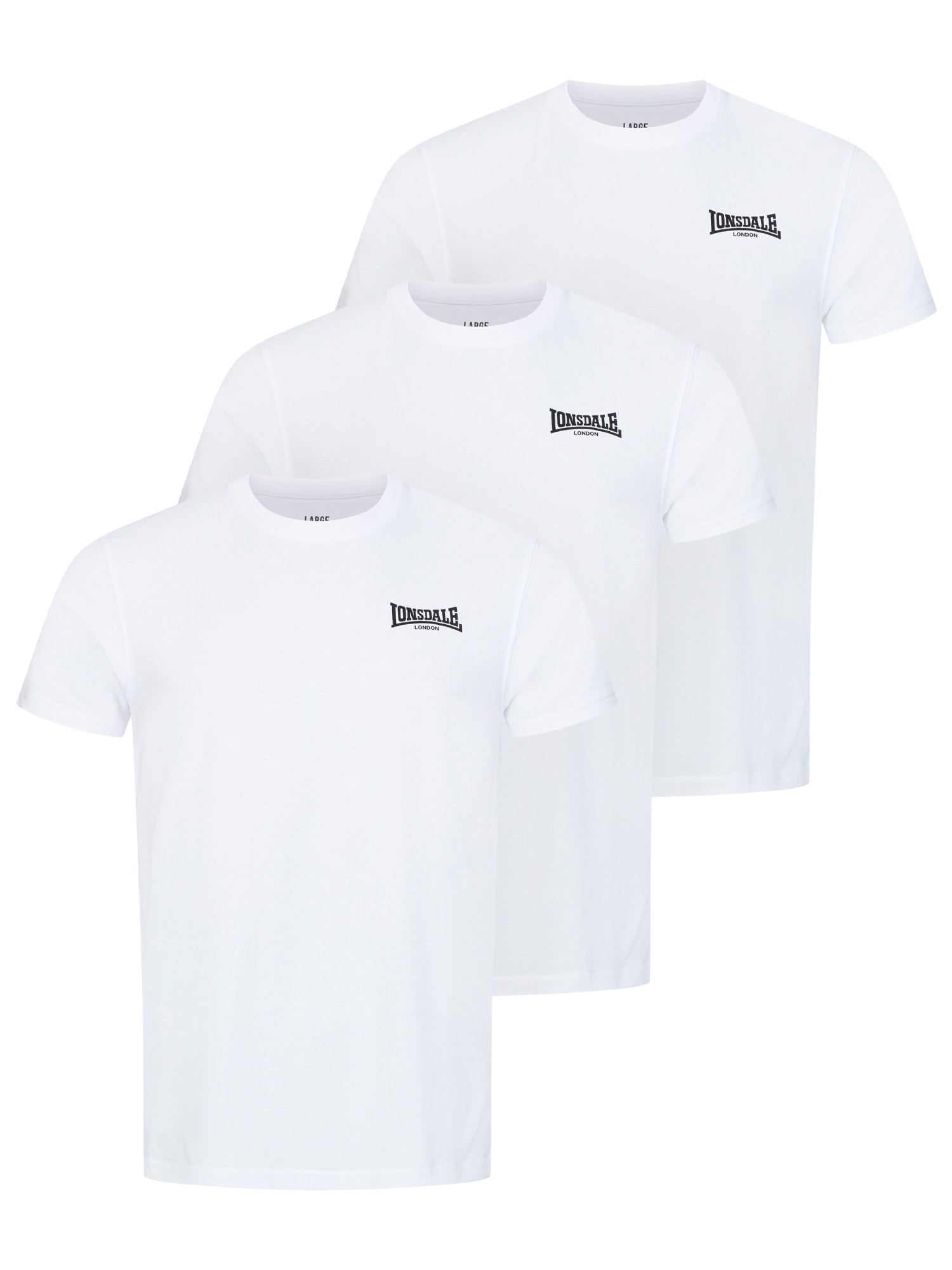 Lonsdale T-Shirt »ROSCOMMON«, 3 Stk.
