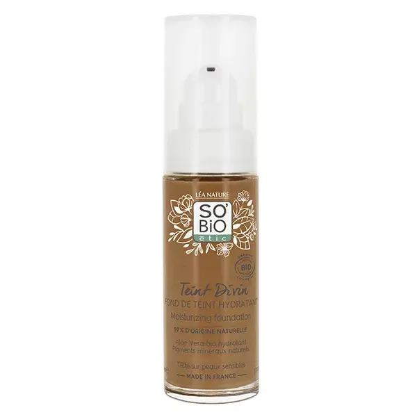 Base Hidratante So'Bio Étic Teint Divin nº 40 Avelã Orgânica 30ml