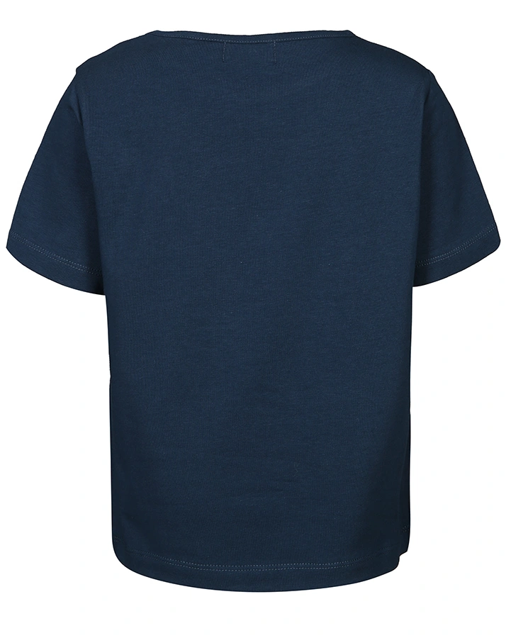 T-Shirt RETRO WAVE in navy