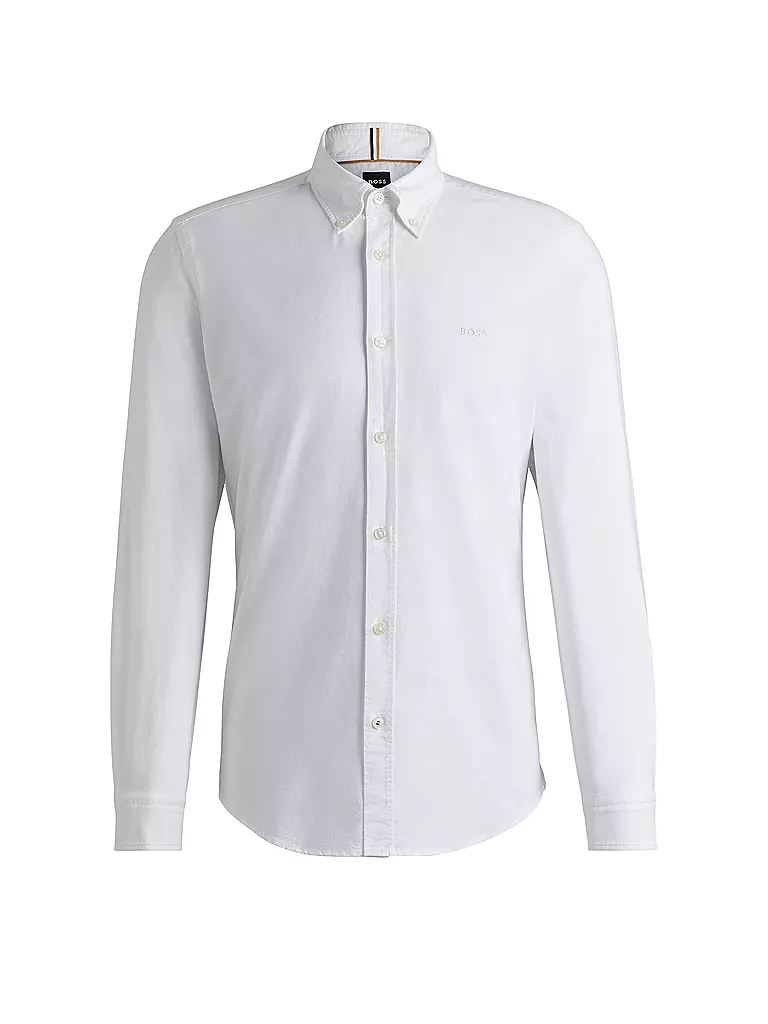 BOSS Hemd ROAN Slim Fit weiss