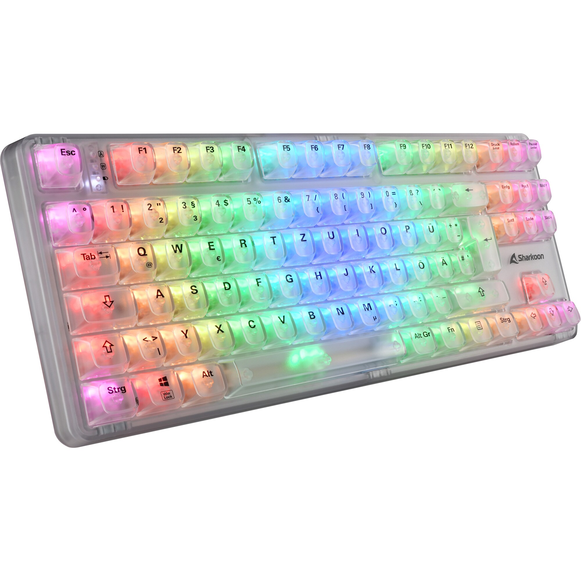 Sharkoon Gaming-Tastatur Crystal Shark
