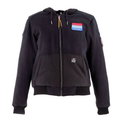 Sweat moto Helstons HOODIE DETOUR - Noir