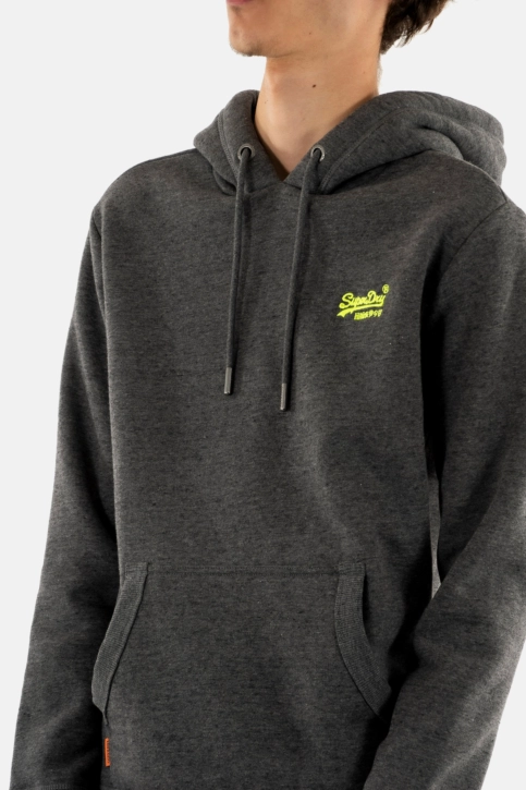 Sweat superdry essential logo qz9 carbon grey marl