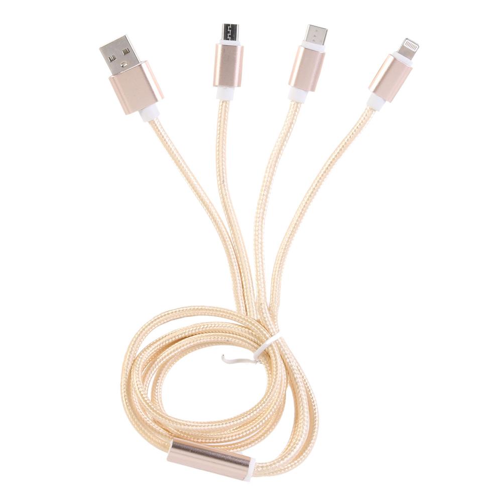 CABLE CHARGE TYPE C IPHONE MICRO USB 3EN1