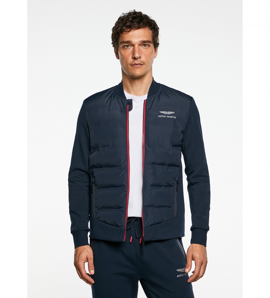 Jaqueta Bomber Hackett Fz Azul Marinho