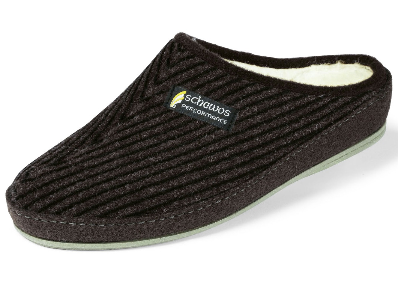 Pantoffel in Cord-Optik