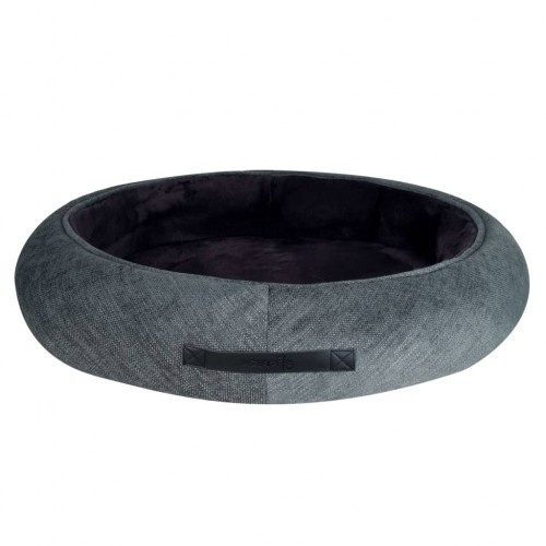 Cama redonda Halo para animais de estimação, verde