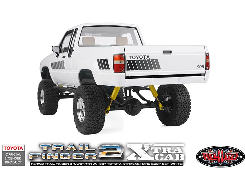 RC4WD Scale Crawler Trail Finder 2 LWB Toyota XtraCab RTR 1 Scale Pick-Up mit lizenzierter 1987 Toyota XtraCab hardbody Karosserie