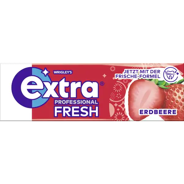 Fresh Erdbeere, zuckerfreier Kaugummi