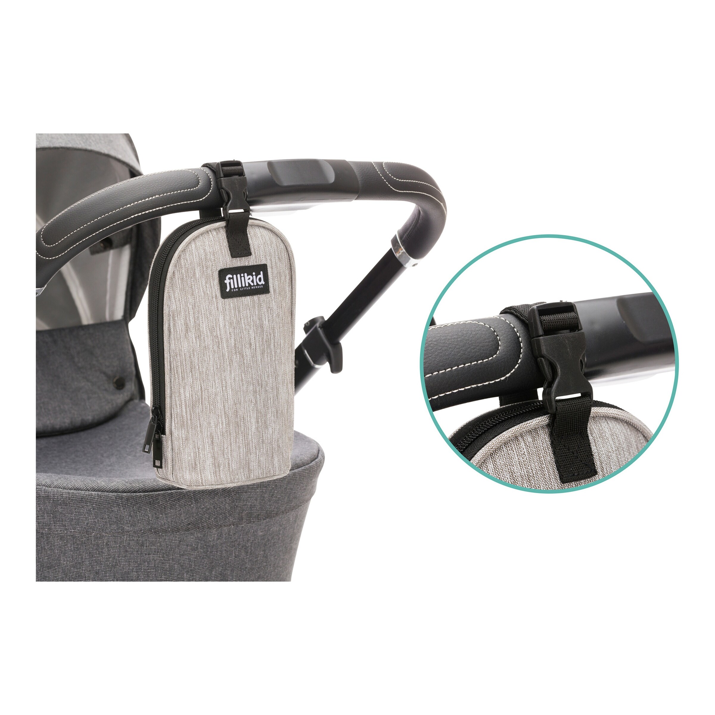 Fillikid USB-Flaschenwärmer grau