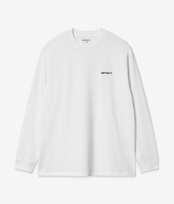 Carhartt WIP Script Embroidery Longsleeve (white black)