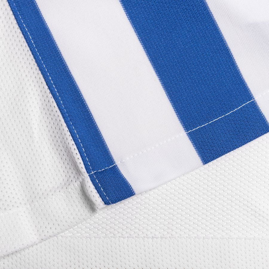 Nike Maillot Dri-FIT Striped Division IV - Blanc/Bleu/Noir Manches Longues Enfant