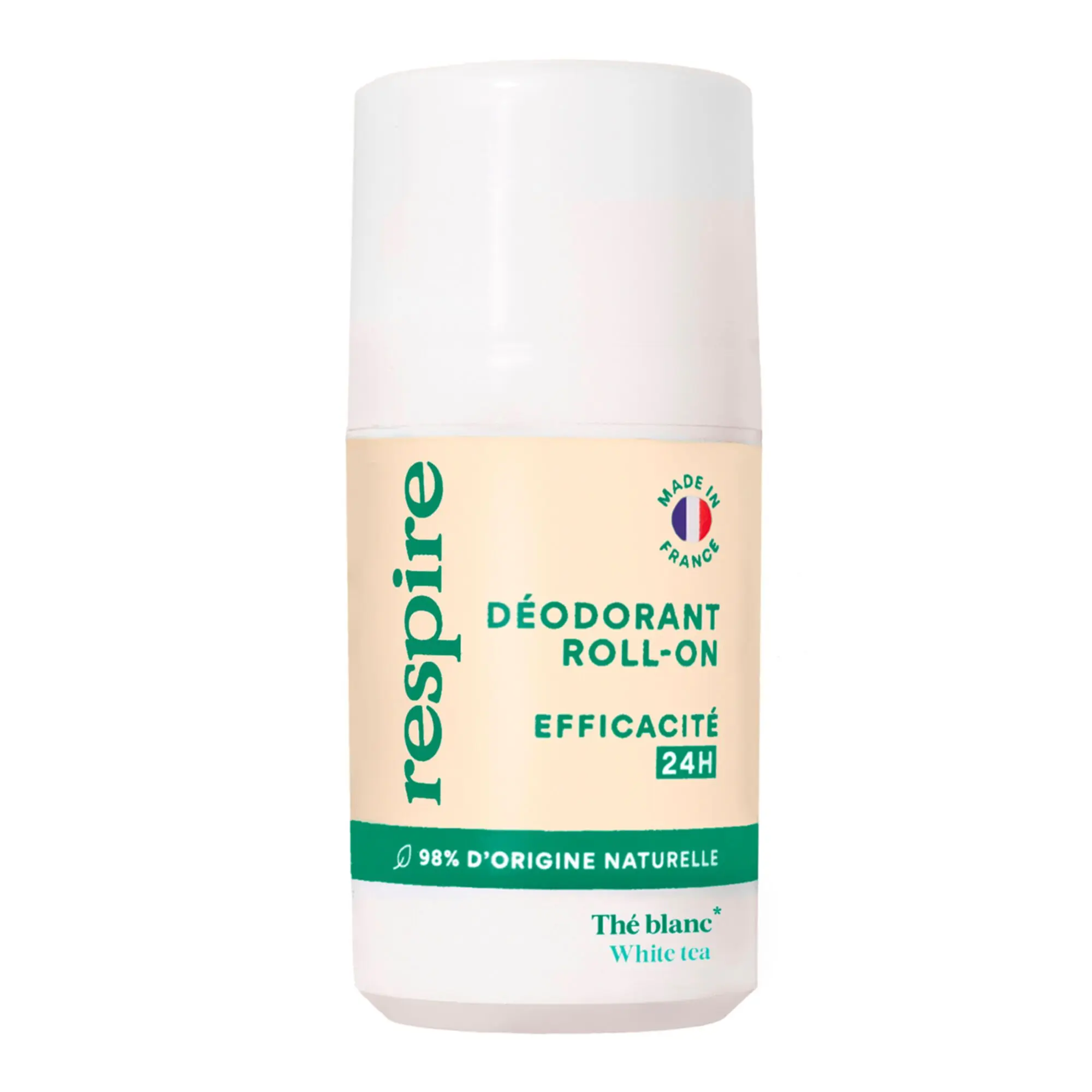 Respire - Déodorant Roll-on Thé blanc 50ml - Déodorant