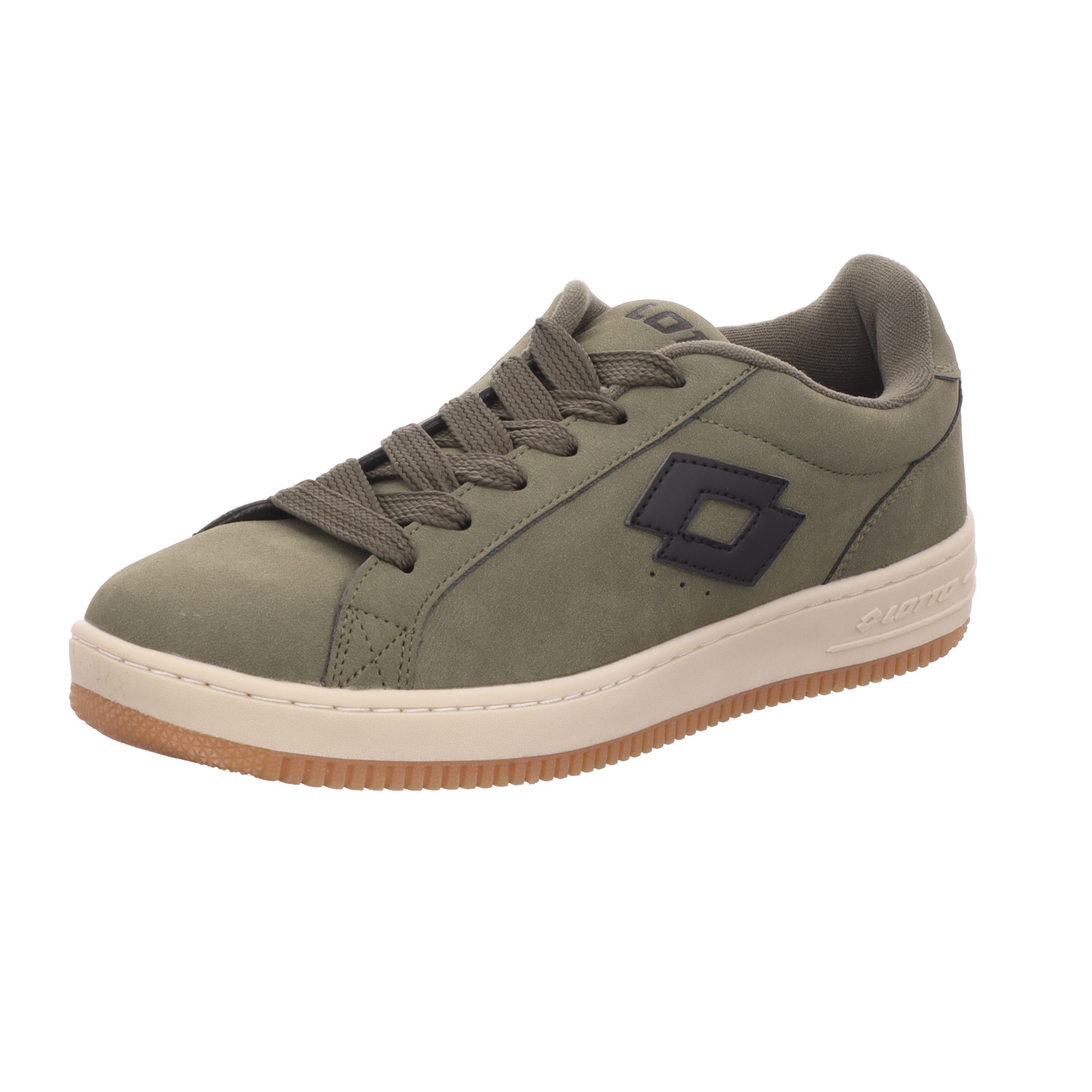 Lotto Lifes Herren-Sneaker YARIN NL Oliv-Grün-Schwarz