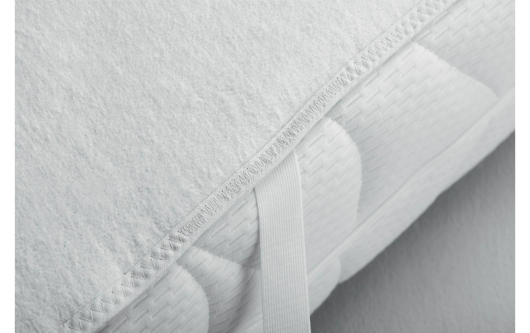 Matratzenauflage Premium Zwirn 90 x 200 cm, WeissMatratzenauflage aus Zwirn-Calmuc