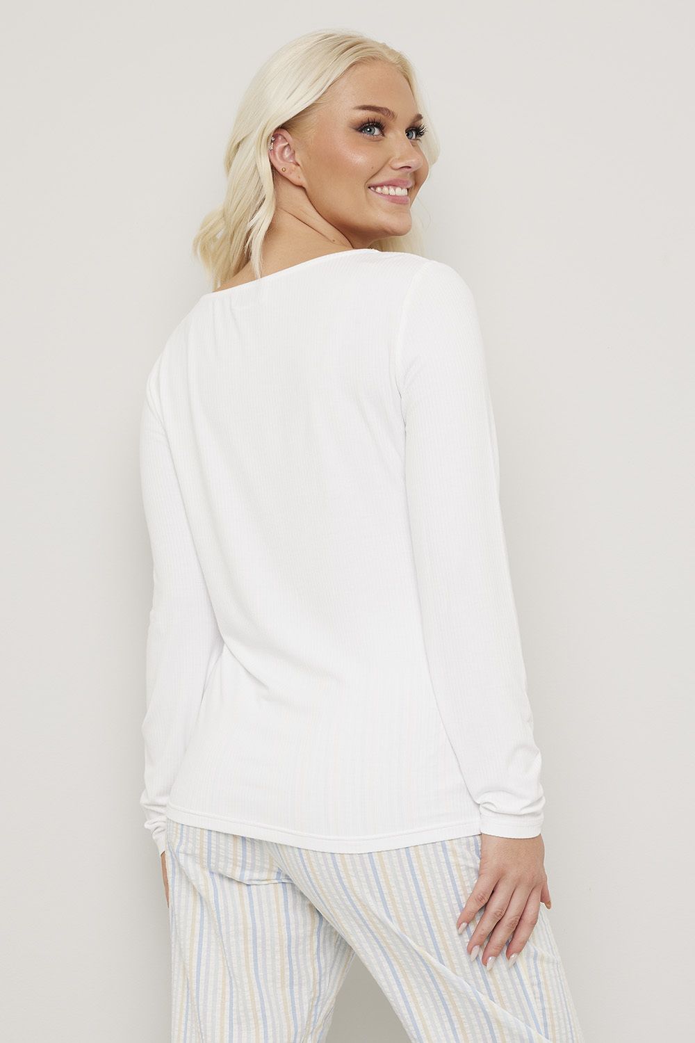 Pyjamastopp med lange ermer Alice