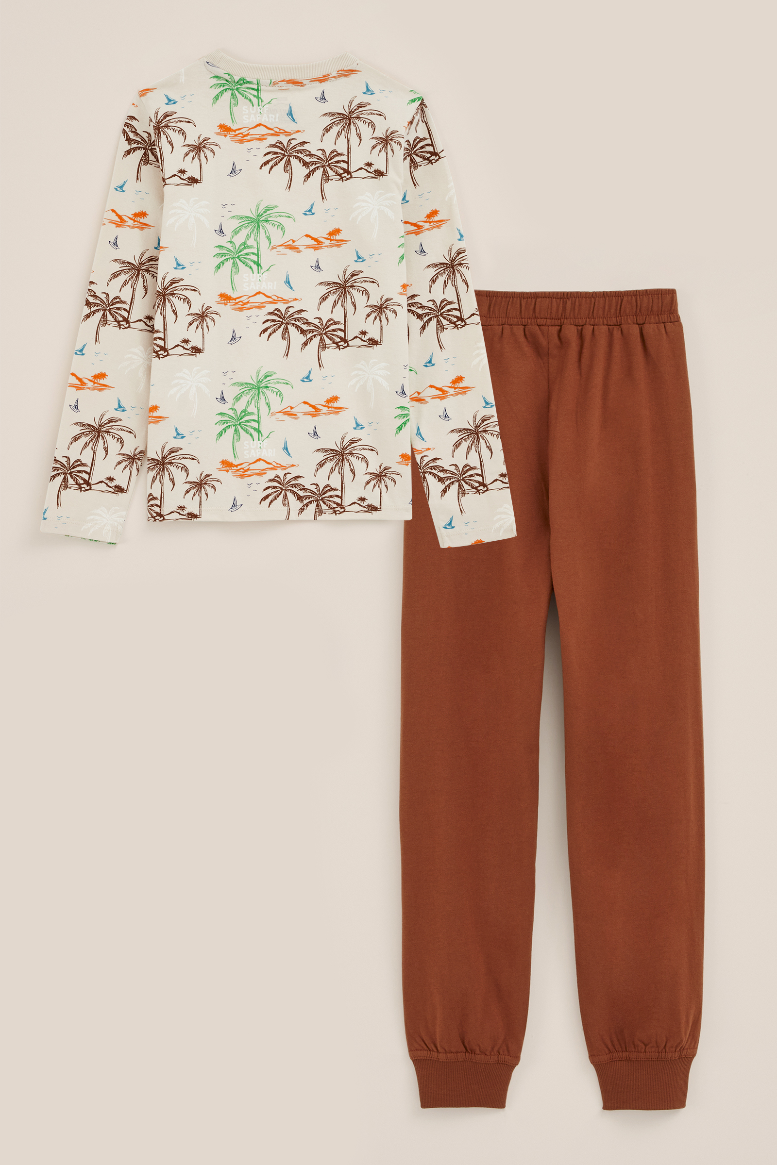 Jongens pyjama met dessin WE Fashion Beige