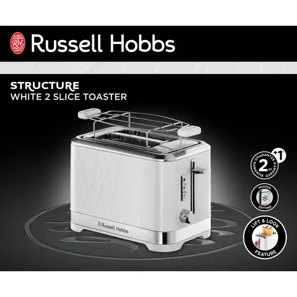 Structure Toaster weiß