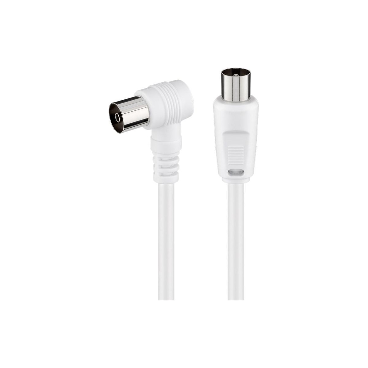 Goobay Vinklet antennekabel (<70 dB), 2x skjermet
