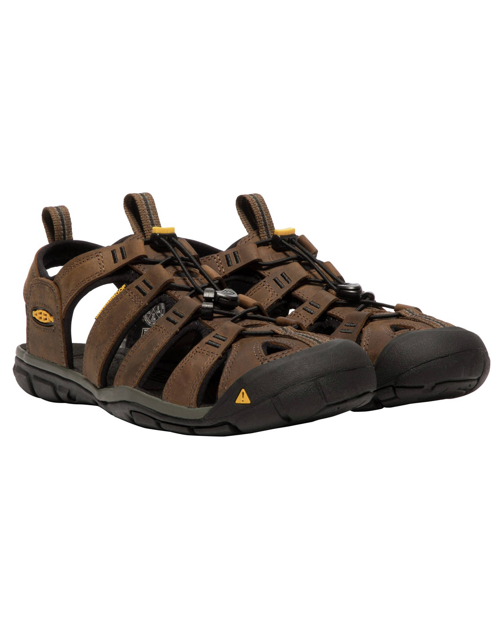 Keen| Herren Trekkingsandalen CLEARWATER CNX LEATHER M-DARK EARTH