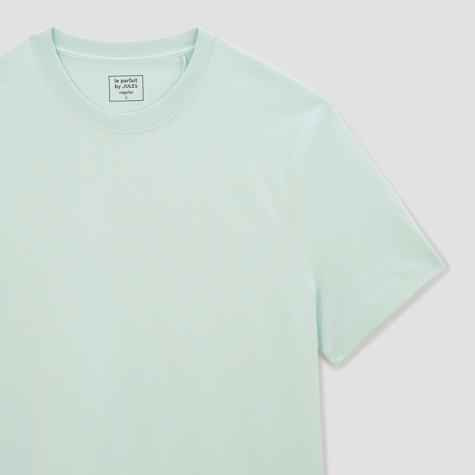 Tee shirt 'le parfait by JULES' coton issu de l'ag Vert clair