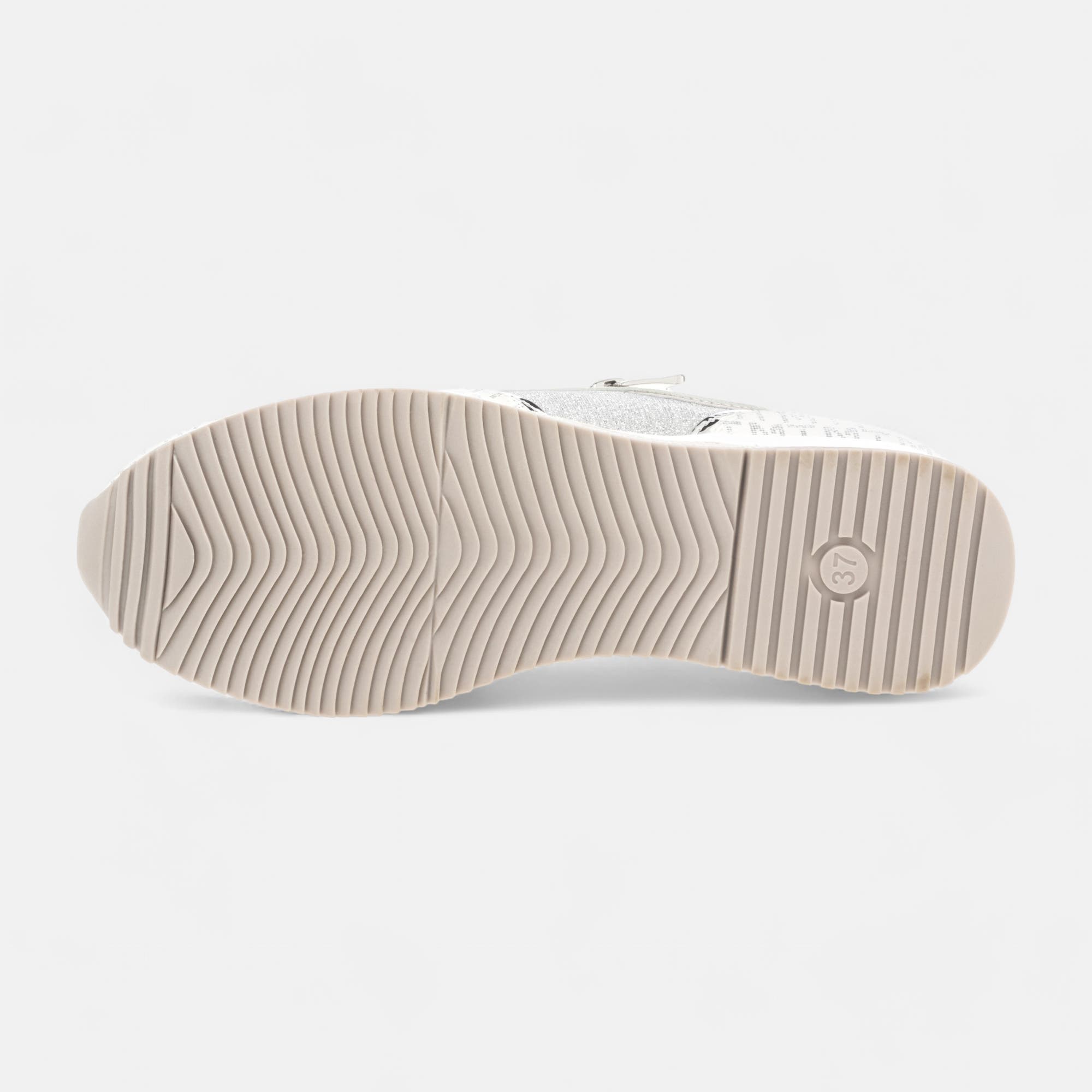 Baskets basses Femme argent