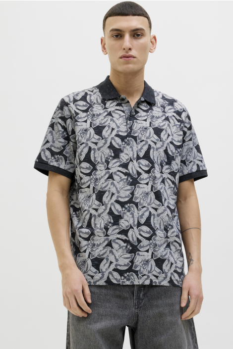 Jack & Jones zwarte heren polo
