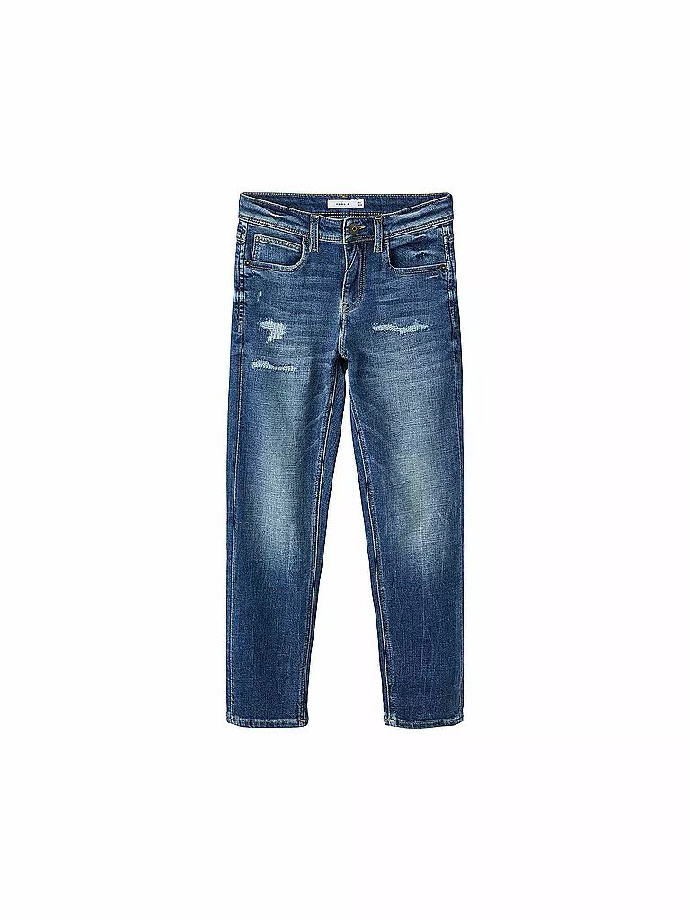 NAME IT Jungen Jeans Slim Fit NKMSILAS  blau