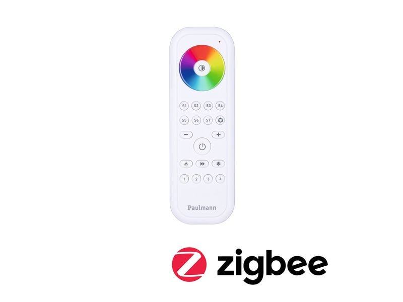 Paulmann Fernbedienung Gent 2 Zigbee 3.0 Fernbedienung zur direkten Steuerung von Zigbee 3.0 Lichtprodukten