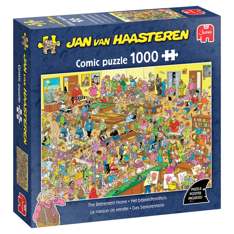 Jumbo Jan van Haasteren puzzel Het bejaardentehuis - 1000 stukjes