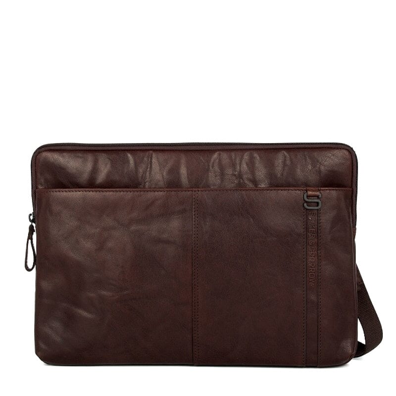 Spikes & Sparrow Bronco Atlanta Laptop Sleeve / -Bag 12'' Dark Brown