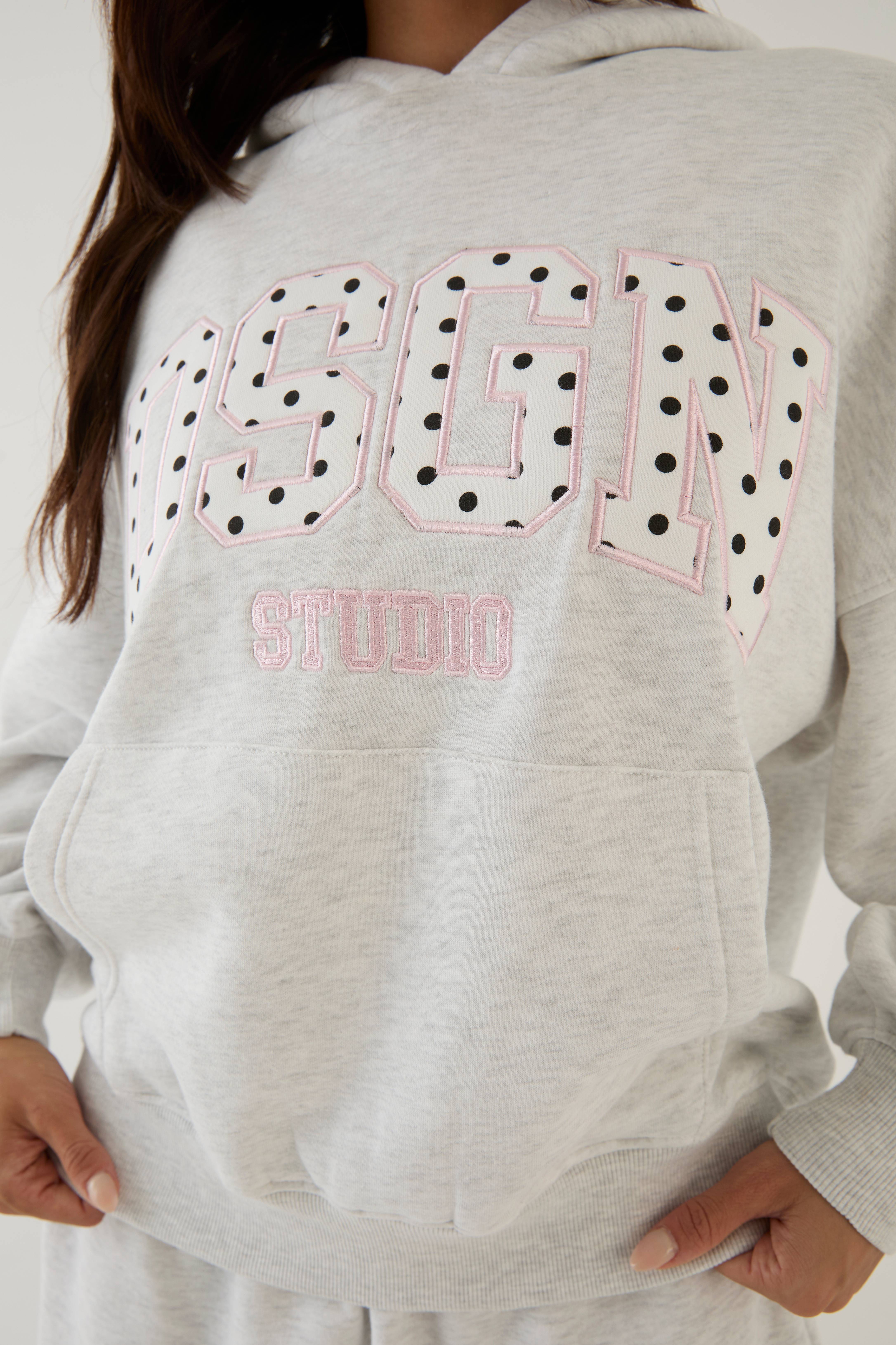 Sweat À Casynthétiqueche Oversize Dsgn Studio Avec Appliqué À Pois