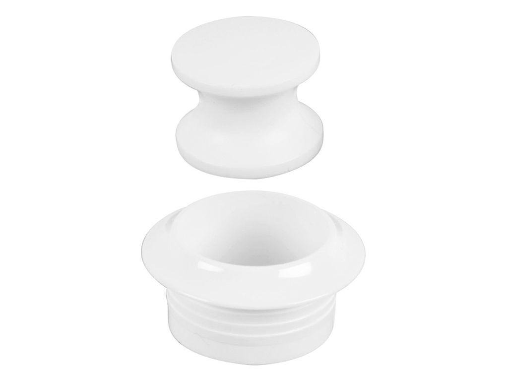 Obelink push-lock knop - white