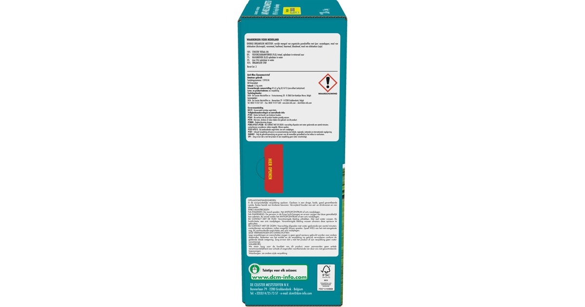 DCMAnti-mos Gazonmeststof 1,5 kg  (Tot 20 m²)