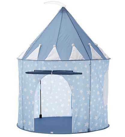 Kids Concept Spielzelt - Spielzelt - 100x130 cm - Blau m. Sterne