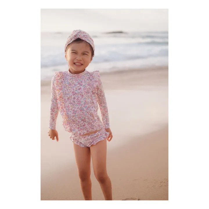 Louise Misha Bonnet de Bain Polyamide Recyclé Abina | Rose pâle