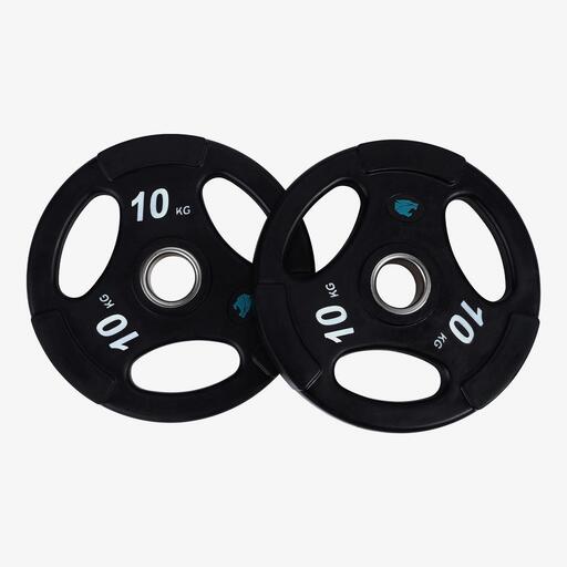 Par de barras olímpicas Dsco Gym de 10 kg e 50 mm da Fitness Tech