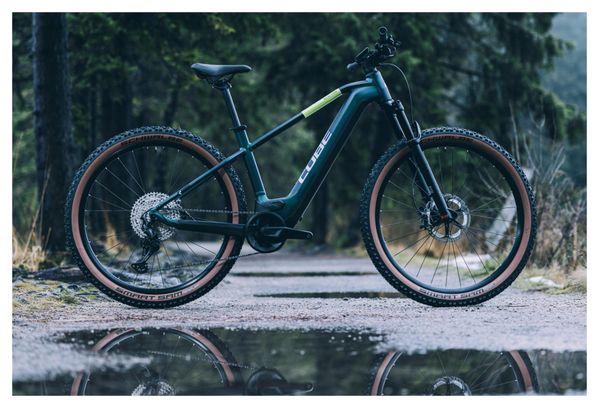 VTT Électrique Semi-Rigide Cube Reaction Hybrid SLT 750 Shimano XT 12V 750 Wh 27.5'' Vert Goblin