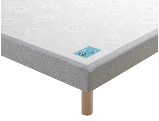 MERINOS - Sommier 140 x 200 Petit Dormeur chine gris clair 1420