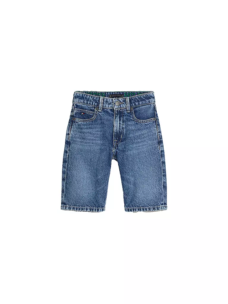 TOMMY HILFIGER Jungen Jeansshorts Straight Fit blau