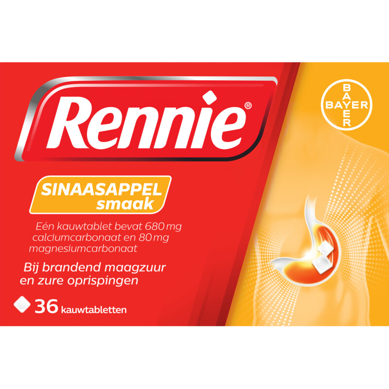 Rennie Kauwtablet sinaasappelsmaak