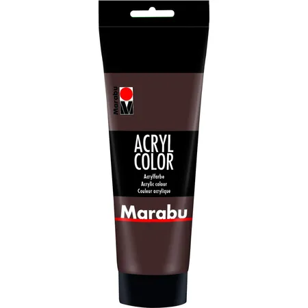 Marabu Acryl Color, Mittelbraun 040, 225 ml