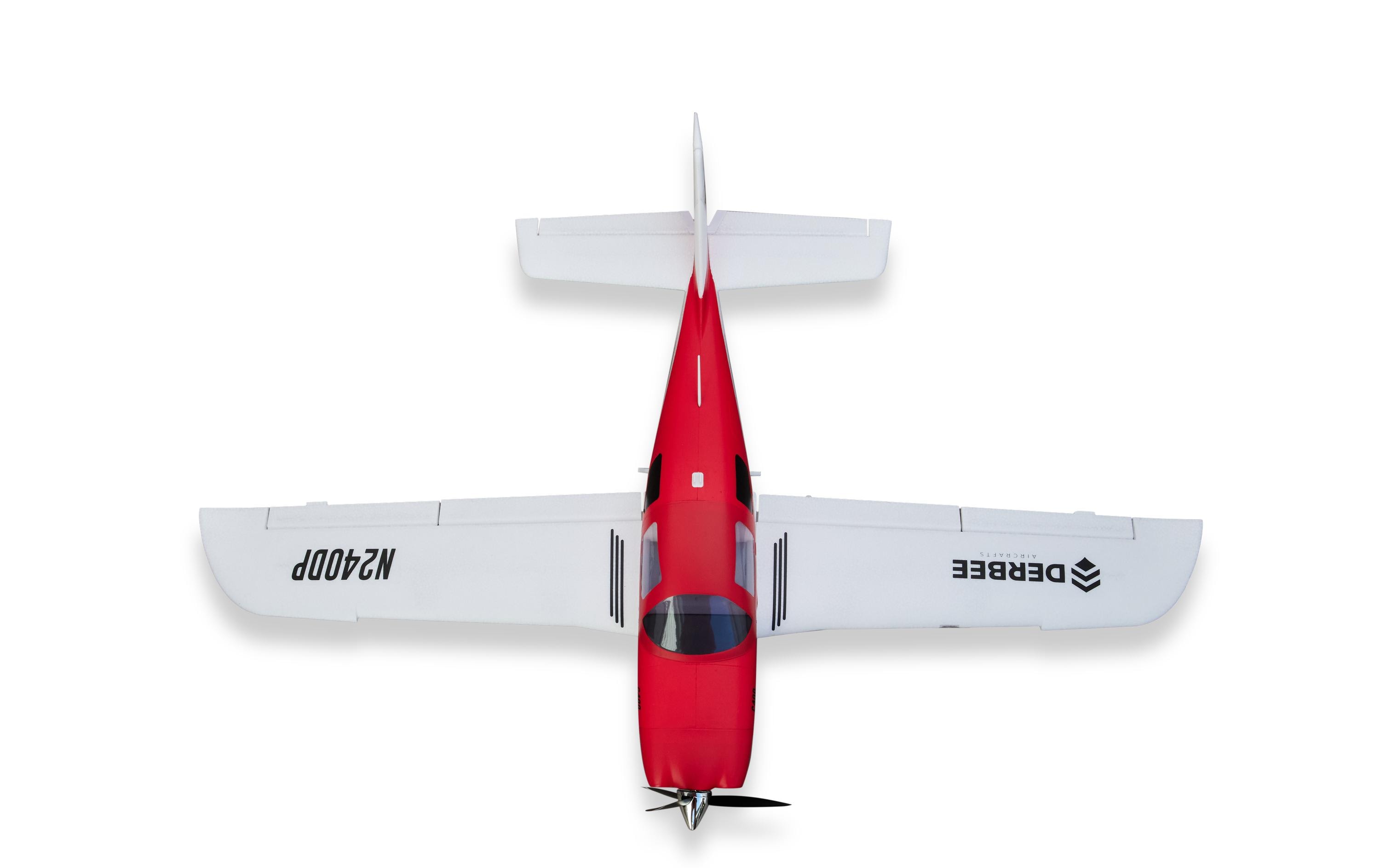 Motorflugzeug DERBEE C400 Tiefdecker 1100 mm PNP<br>Tiefdecker Modellflugzeug mit Brushless Antrieb