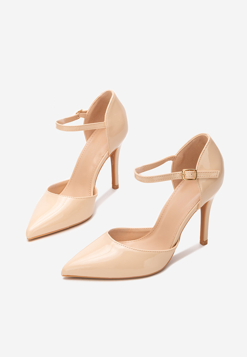 Chaussures à talon aiguille beige Dottie