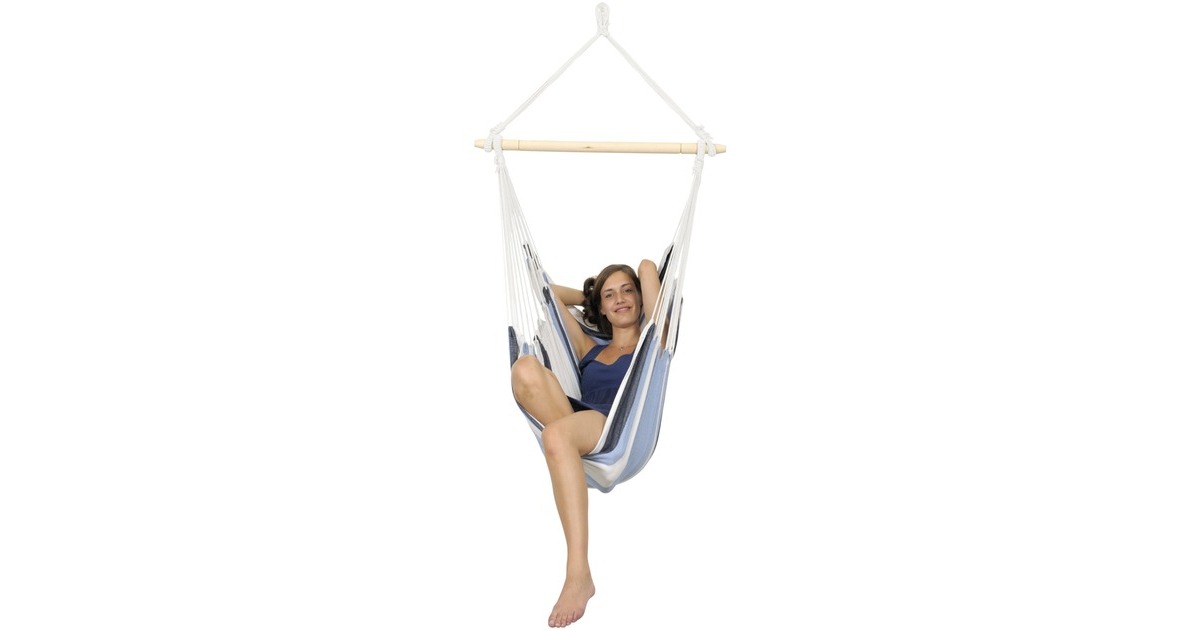 AmazonasHavanna Marine hangstoel  (Wit/blauw)