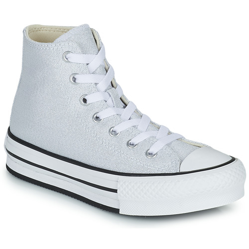Converse - CHUCK TAYLOR ALL STAR EVA LIFT UNDERSEA GLITTER HI - Gris